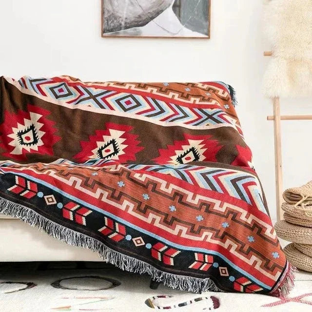 Woonplaid met Zachte Structuur en Jacquard Weving