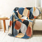 Woonplaid met Zachte Structuur en Jacquard Weving