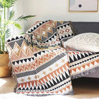 Woonplaid met Zachte Structuur en Jacquard Weving