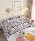 Woonplaid met Zachte Structuur en Jacquard Weving