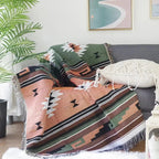 Woonplaid met Zachte Structuur en Jacquard Weving