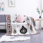 Woonplaid met Zachte Structuur en Jacquard Weving