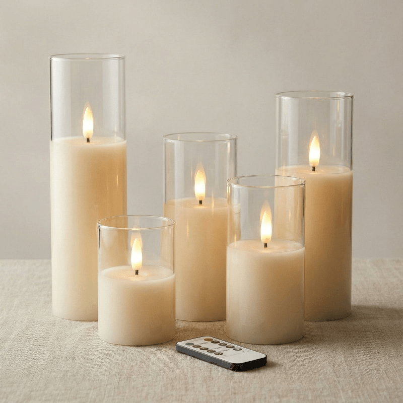 Vlamloze LED Kaarsenset Met Timer Voor Warme En Veilige Sfeerverlichting