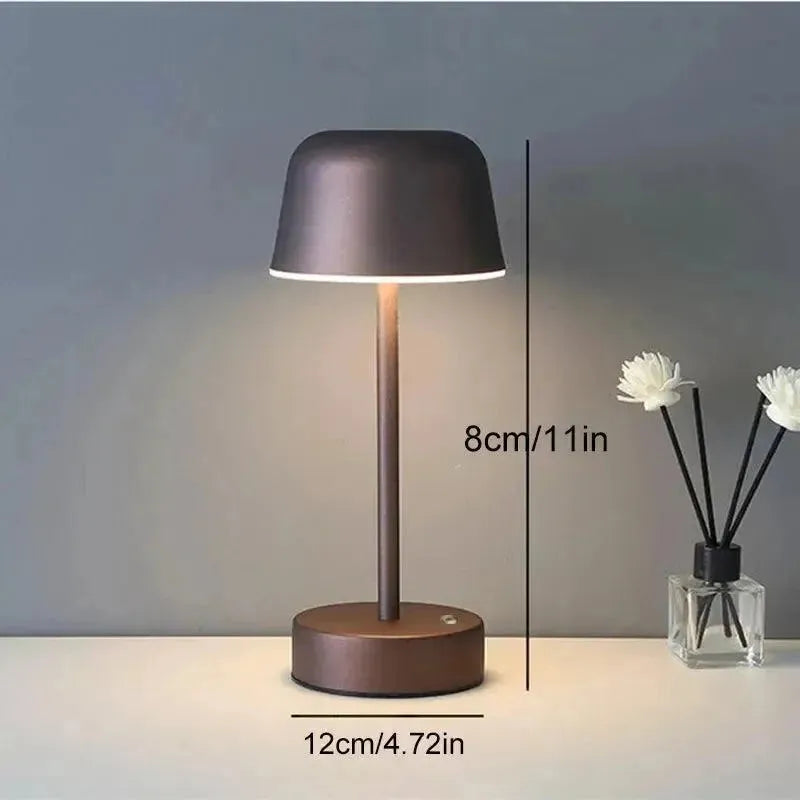 Draagbare Scandinavische Tafellamp Met Dimbare Verlichting