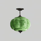 Glazen Plafondlamp Met Sculptuurkap En Half Inbouwontwerp Voor Warme Sfeerlicht