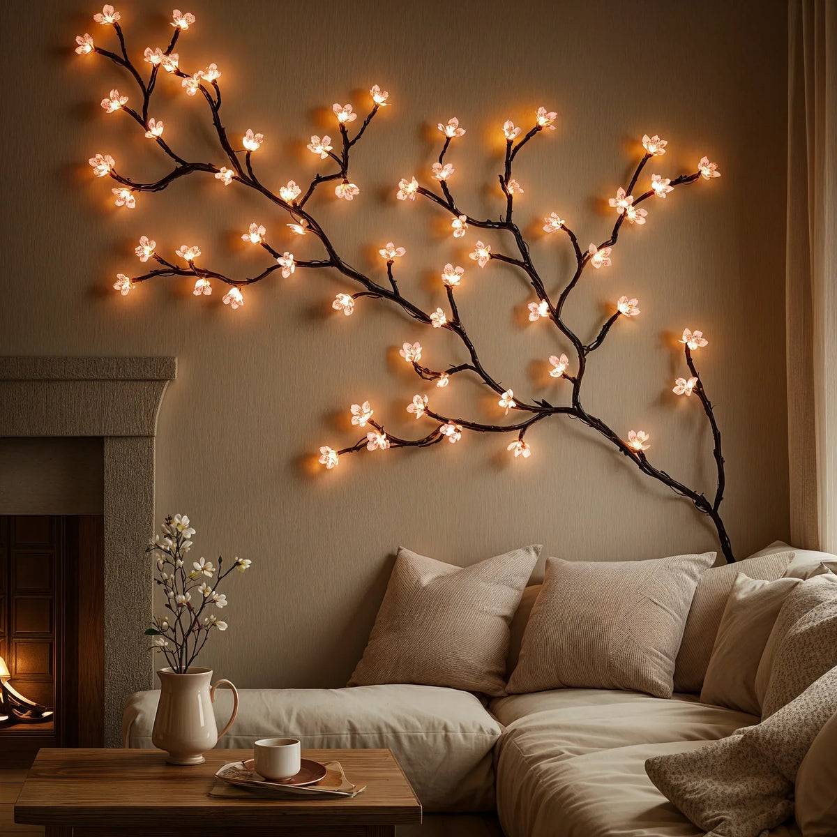 LED‑Bloementak met Warme Gloed en Stabiele Binnen‑ en Balkonplaatsing