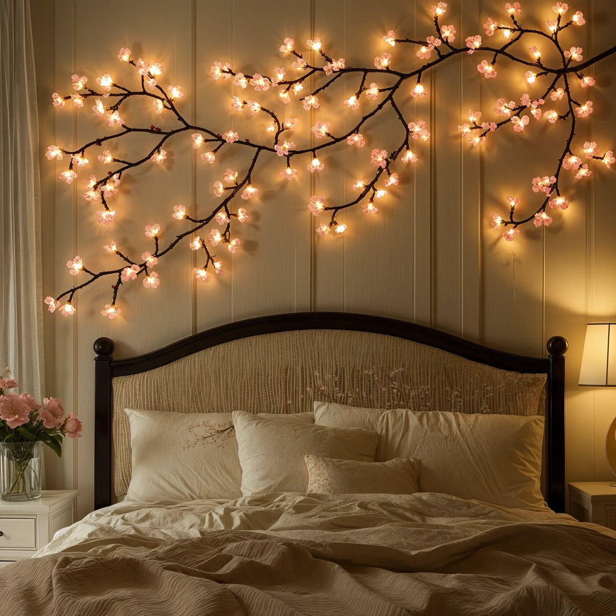 LED‑Bloementak met Warme Gloed en Stabiele Binnen‑ en Balkonplaatsing