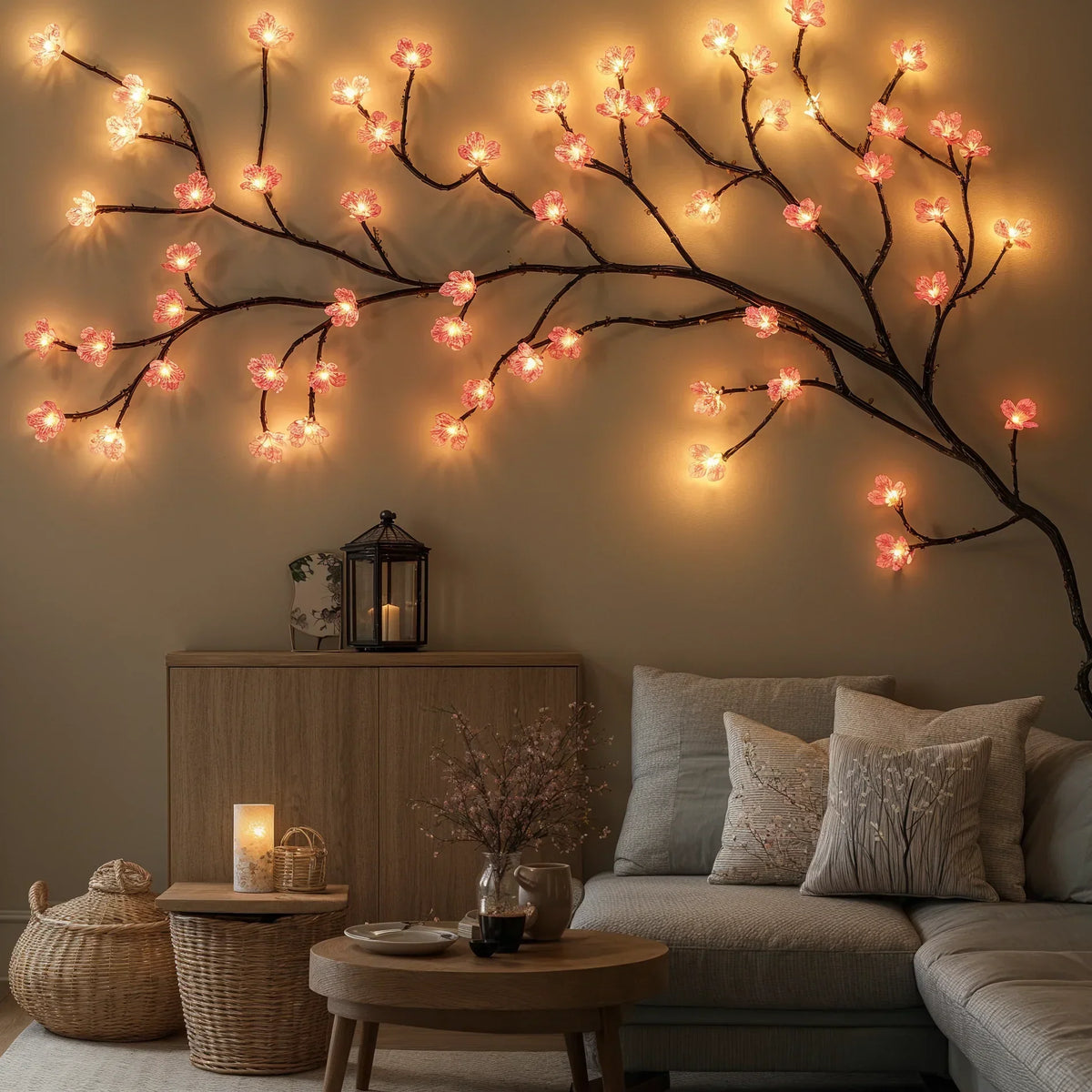 LED‑Bloementak met Warme Gloed en Stabiele Binnen‑ en Balkonplaatsing