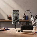 Endoscoopcamera met Flexibel Kabel en Heldere HD‑Weergave