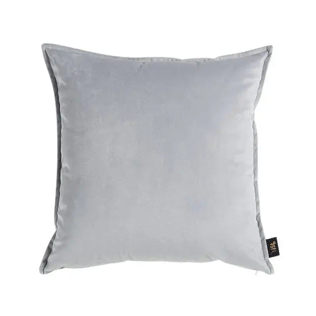 Kussenhoes Met Zachte Velours En Luxe Flanellen Rand