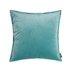 Kussenhoes Met Zachte Velours En Luxe Flanellen Rand