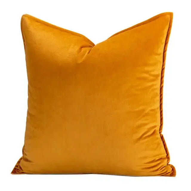 Kussenhoes Met Zachte Velours En Luxe Flanellen Rand