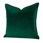 Kussenhoes Met Zachte Velours En Luxe Flanellen Rand