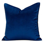 Kussenhoes Met Zachte Velours En Luxe Flanellen Rand
