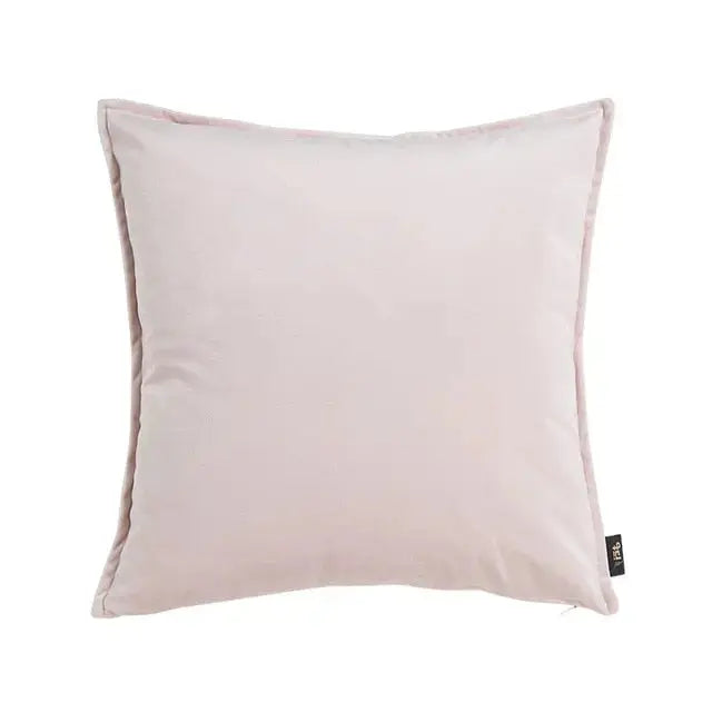 Kussenhoes Met Zachte Velours En Luxe Flanellen Rand