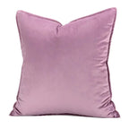 Kussenhoes Met Zachte Velours En Luxe Flanellen Rand