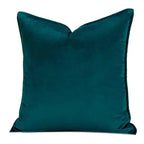 Kussenhoes Met Zachte Velours En Luxe Flanellen Rand