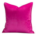 Kussenhoes Met Zachte Velours En Luxe Flanellen Rand