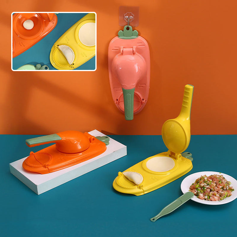 2‑in‑1 Dumplingpers met Ergonomische Handgreep en Duurzaam Ontwerp