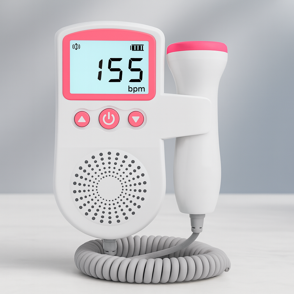 Baby Hartslagmeter met Ultrasondes en Duidelijke Displayweergave