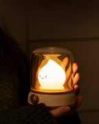 Tafellamp Met Vlamgloed En Compact Ontwerp Voor Warme Sfeerlicht
