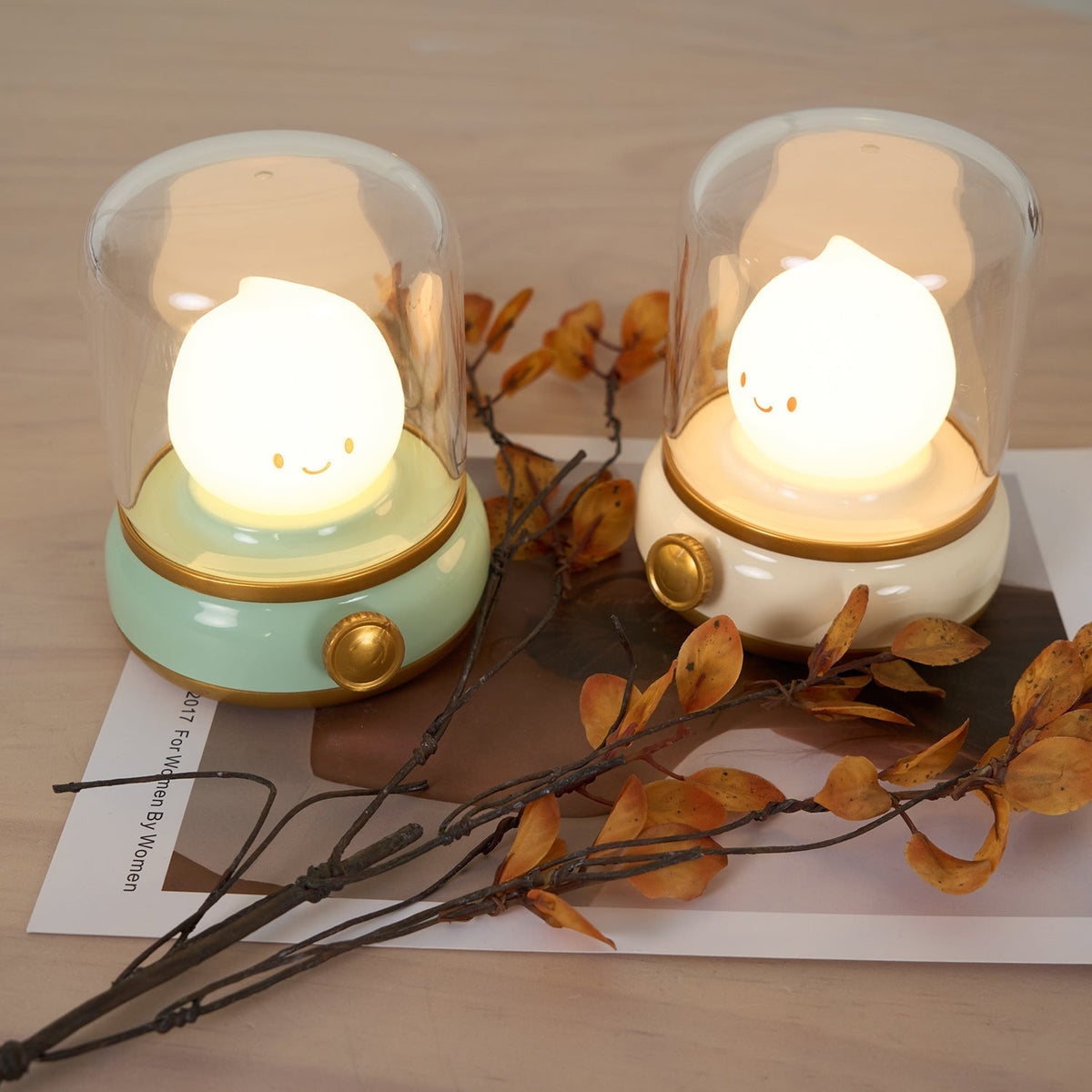 Tafellamp Met Vlamgloed En Compact Ontwerp Voor Warme Sfeerlicht