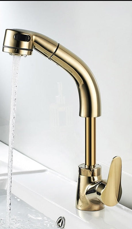 Badkamerkraan met Uittrekbare Waterstraal en Eenvoudige Installatie