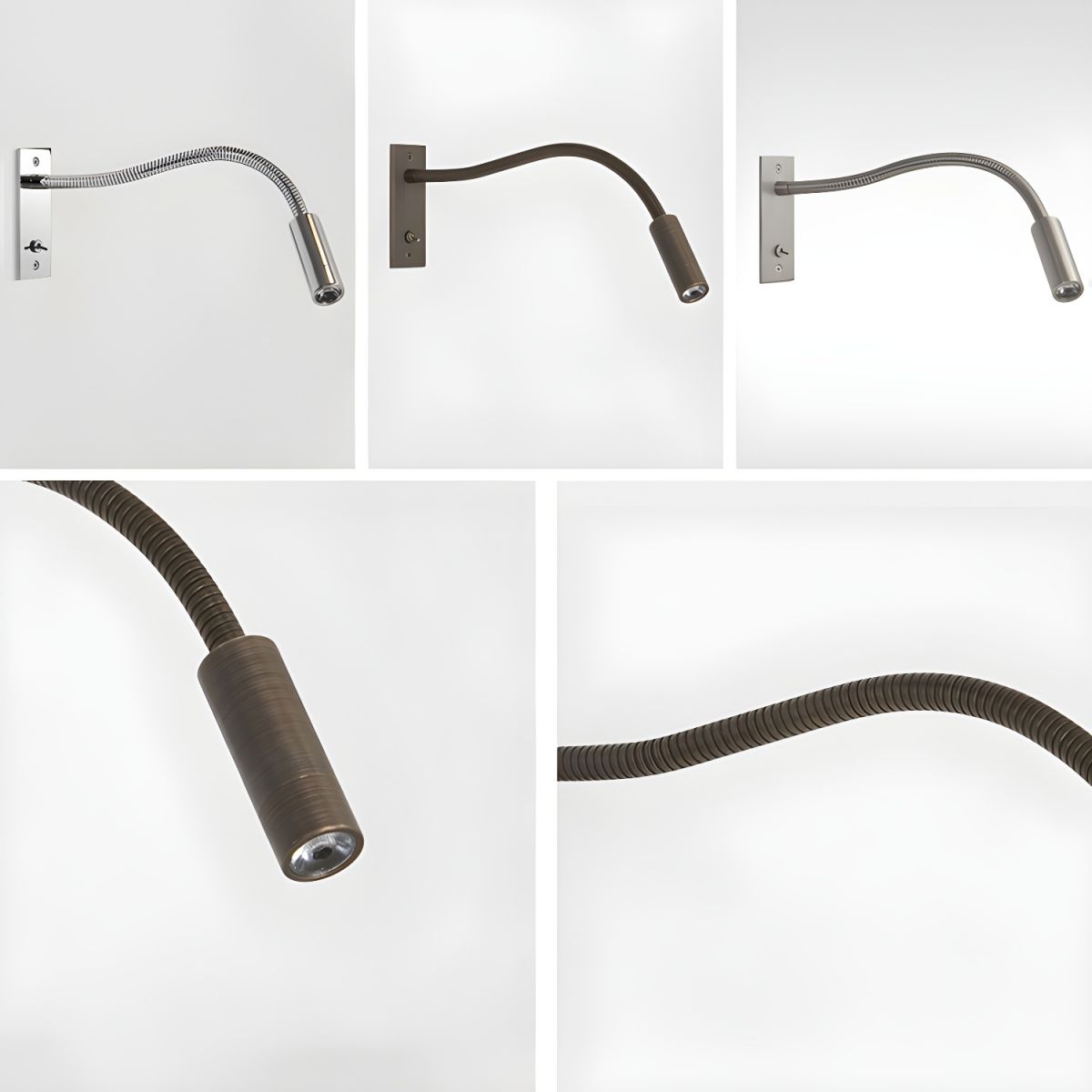 Metalen Wandlamp met Flexibele Arm