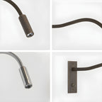 Metalen Wandlamp met Flexibele Arm