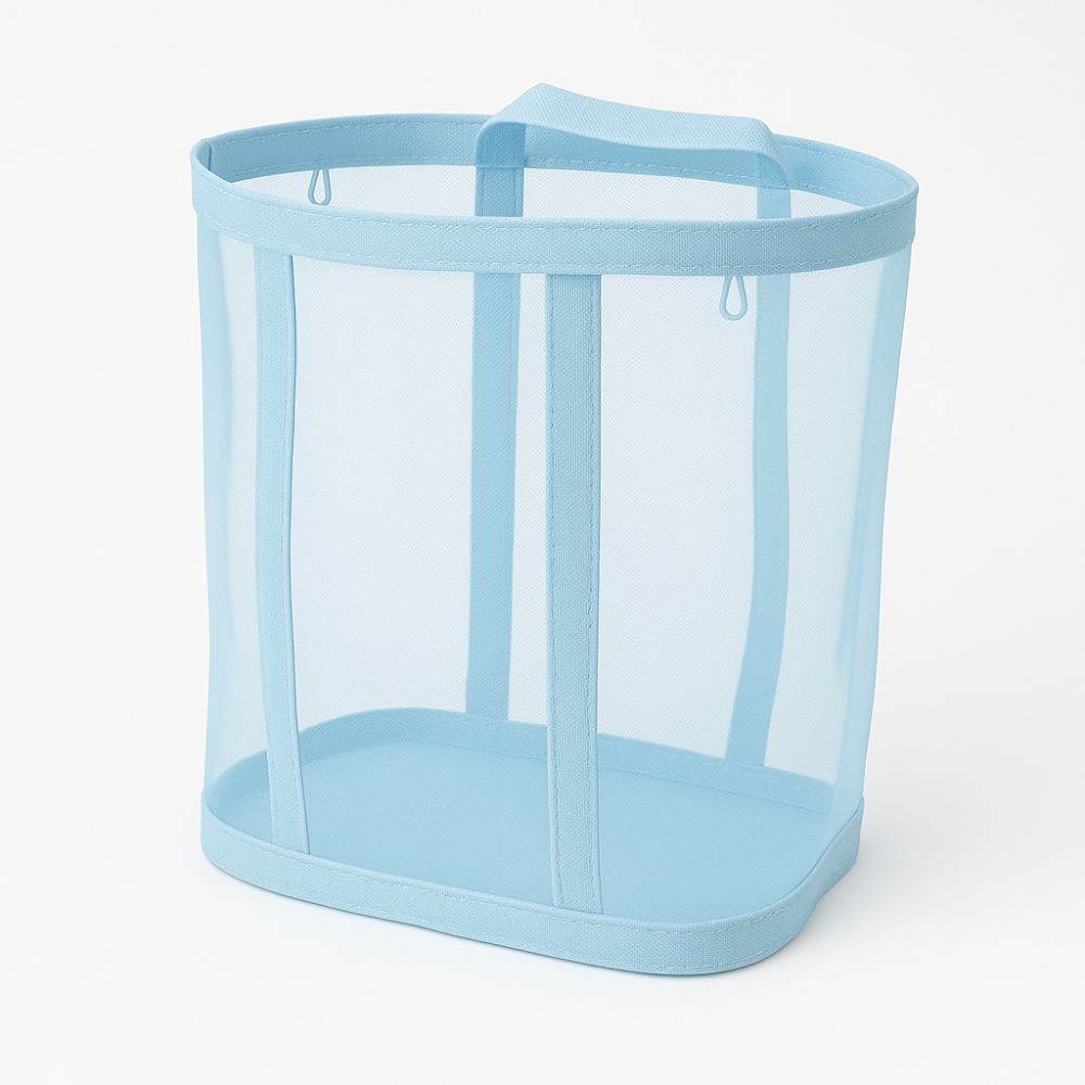 Opvouwbare Wasmand Van Mesh Voor Praktische Wasopslag