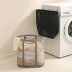 Opvouwbare Wasmand Van Mesh Voor Praktische Wasopslag