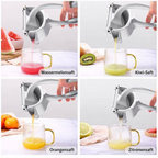 Handmatige Citruspers van Roestvrij Staal met Ergonomische Hefboomgreep