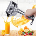 Handmatige Citruspers van Roestvrij Staal met Ergonomische Hefboomgreep