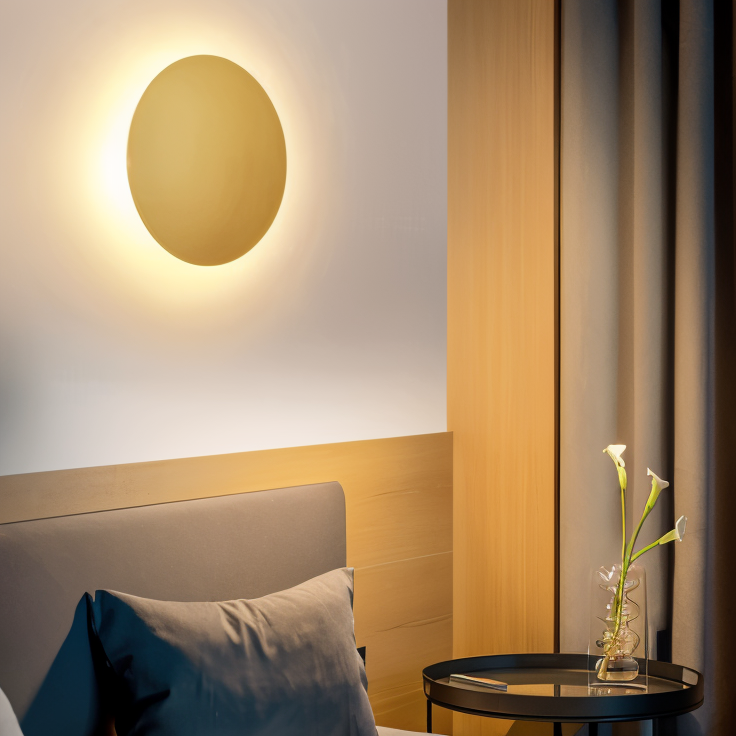 Wandlamp Modern Cirkelvorm Warm Sfeervol Interieurlicht