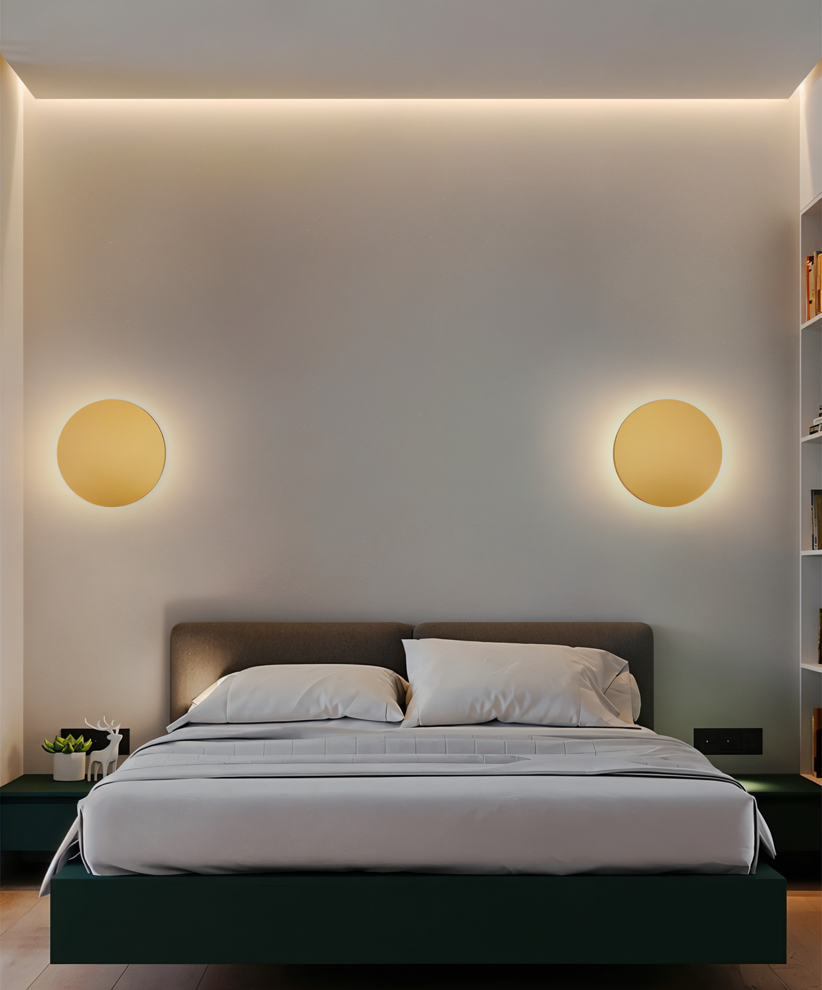 Wandlamp Modern Cirkelvorm Warm Sfeervol Interieurlicht