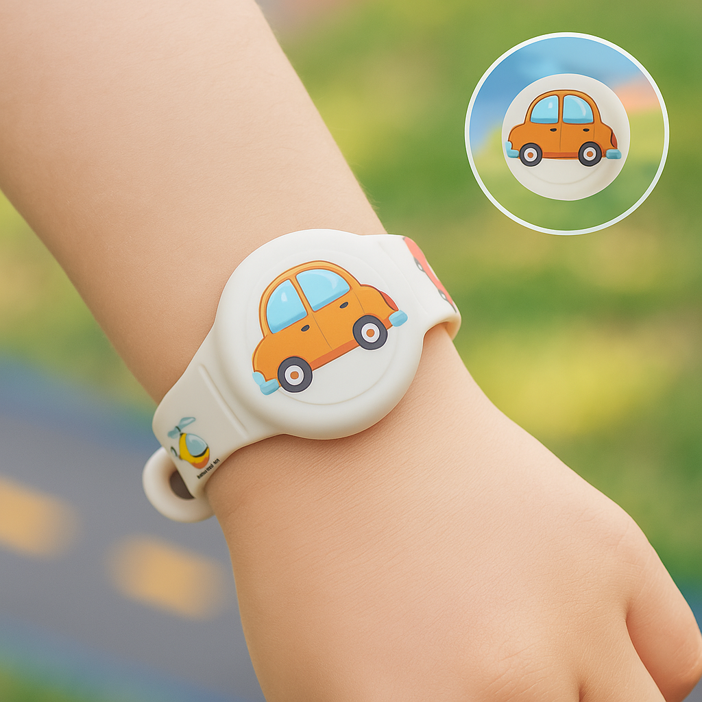 GPS‑Kinderarmband met Locatievolgfunctie en Verstelbare Siliconenband