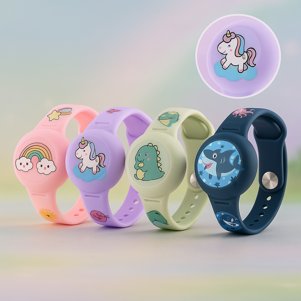 GPS‑Kinderarmband met Locatievolgfunctie en Verstelbare Siliconenband