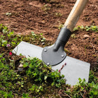 Tuin Schraper en Onkruidmes Manganstaal Hout Compact Ontwerp
