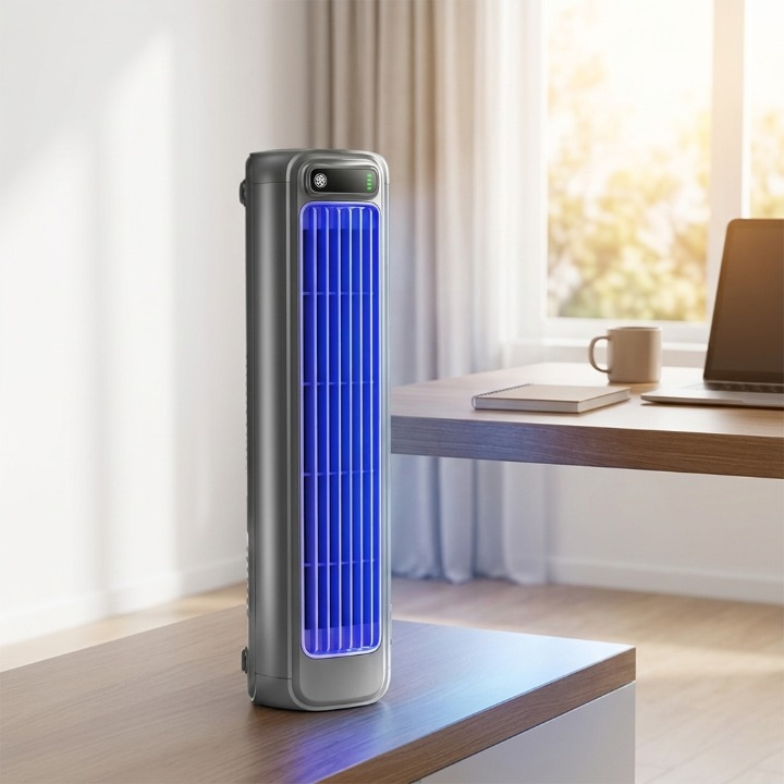 Draagbare Mini Aircooler Wandmontage Accuversie Stil Ontwerp