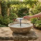 Fonteinpomp met Regelbare Waterstroom en Sproeikoppen voor de Vijver