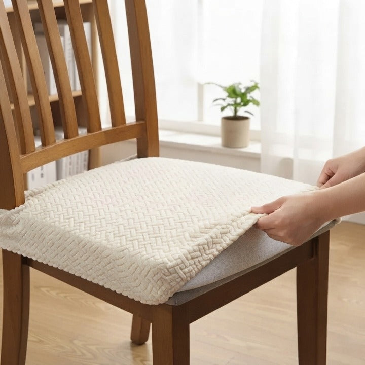 Stoelhoezen Set Polyester Jacquard Elastisch Compact Ontwerp