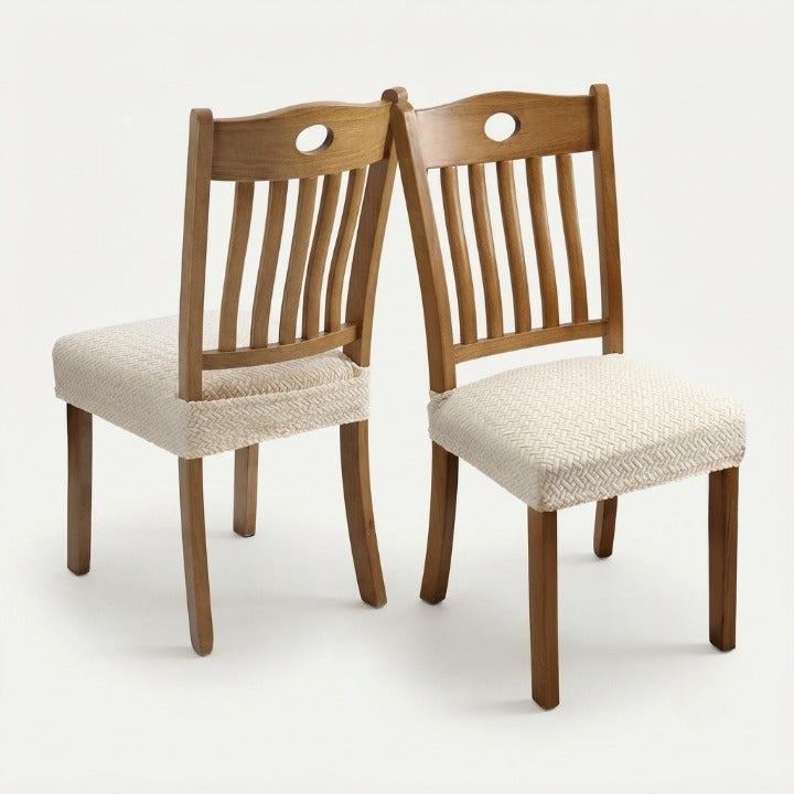 Stoelhoezen Set Polyester Jacquard Elastisch Compact Ontwerp