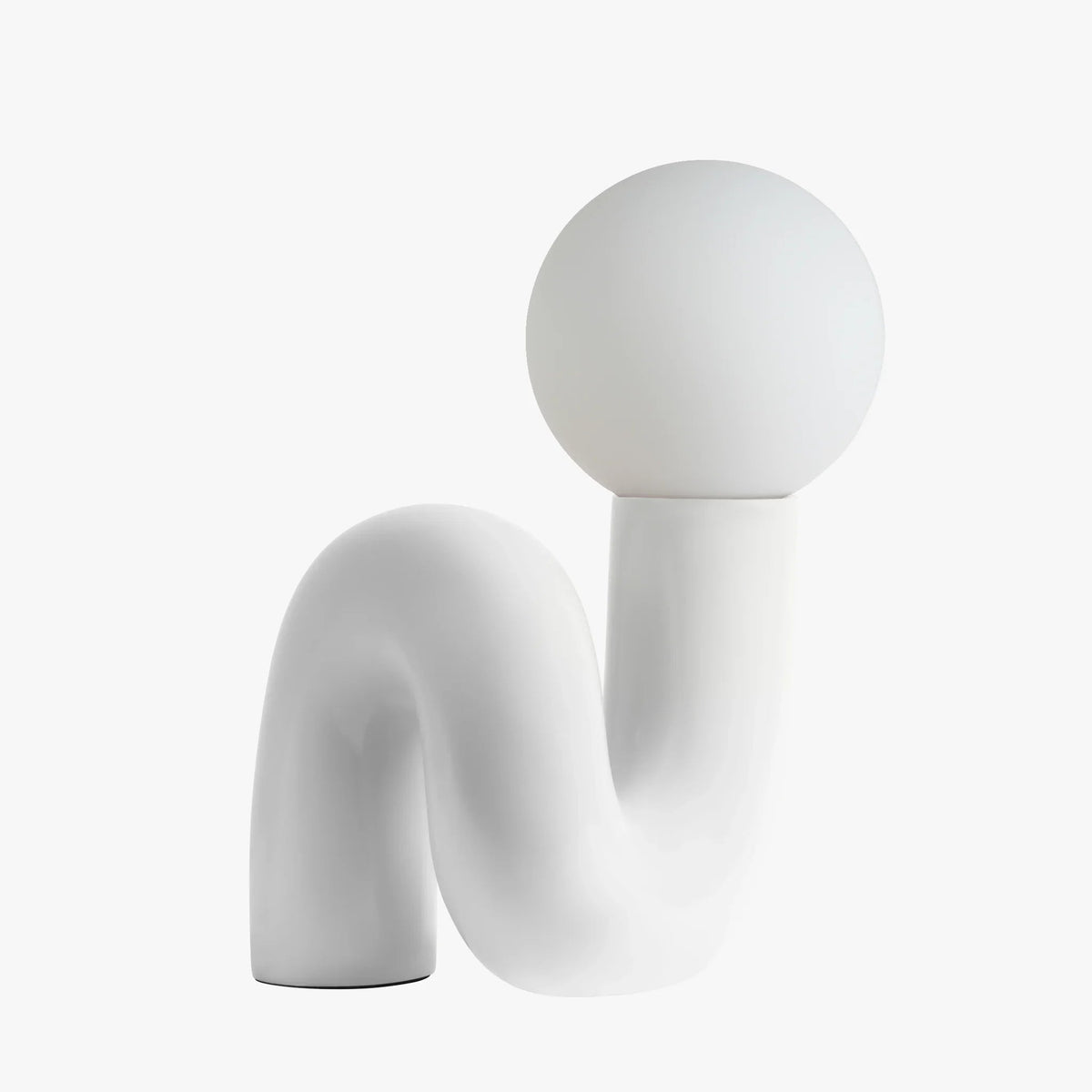 Sculpturale Tafellamp Met Zachte Gloed En Dagelijkse Artistieke Interieurverfijning