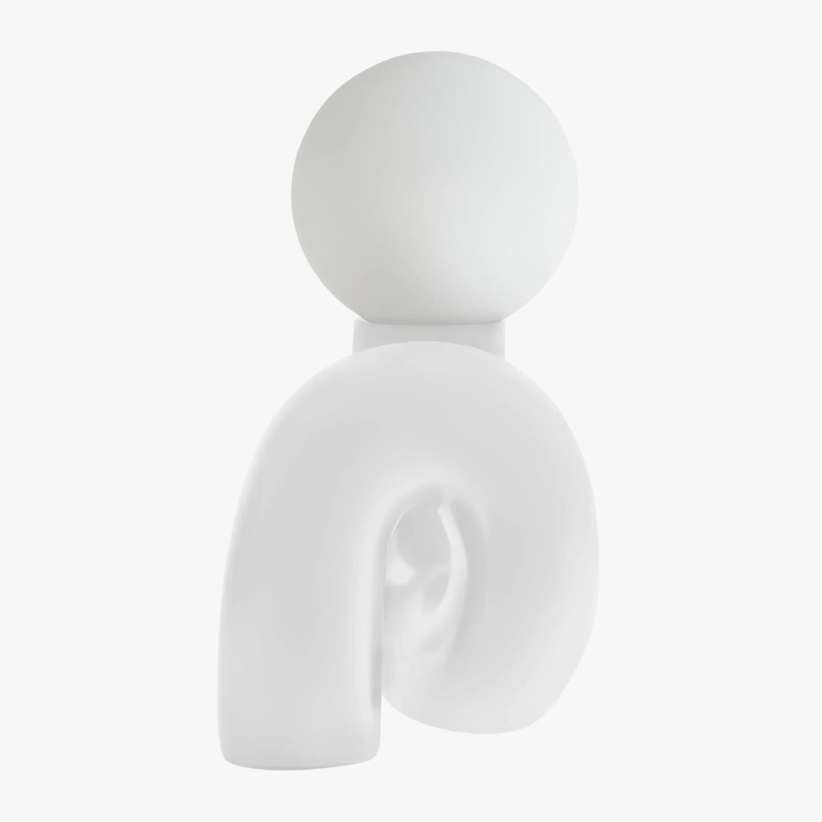Sculpturale Tafellamp Met Zachte Gloed En Dagelijkse Artistieke Interieurverfijning