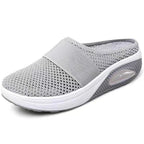 Dames schoenen met luchtkussen zool en ronde teen