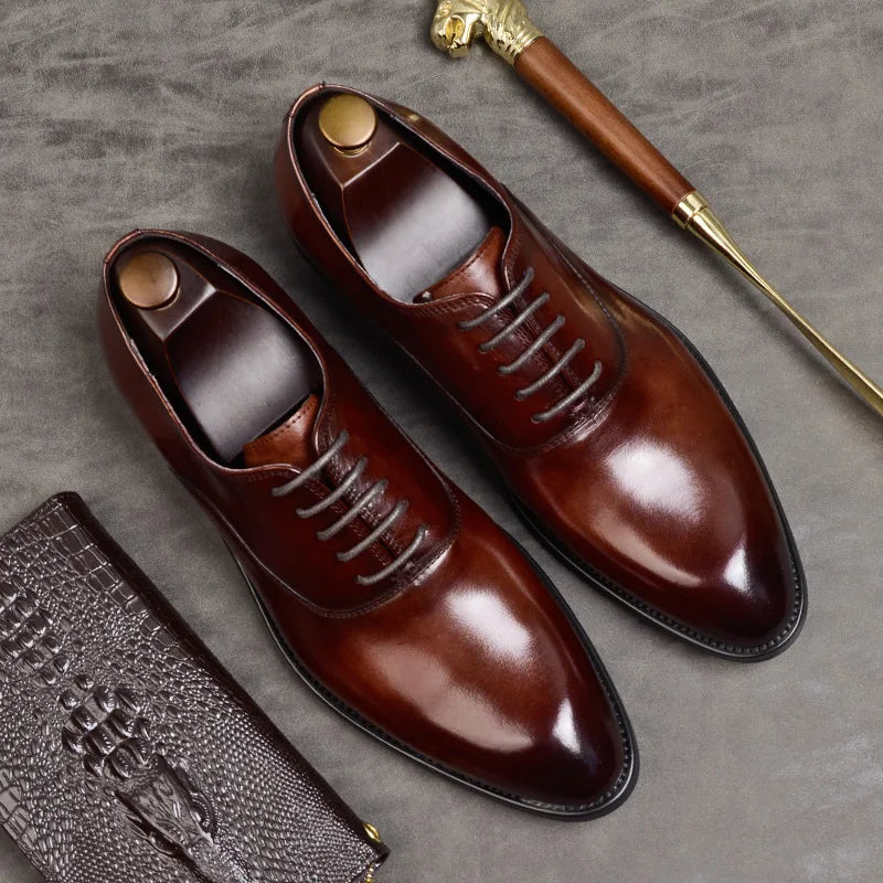Heren Schoenen Met Klassieke Lijn En Duurzame Afwerking