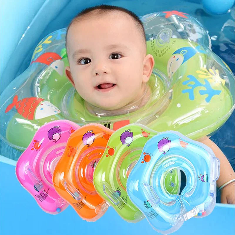 Baby Zwemring Met Nekdrijver Voor Veilige Waterpret