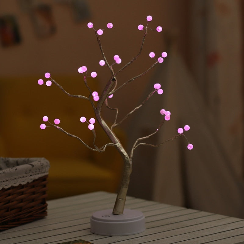 Sfeervolle Lichtboom Met Flexibele Takken En Dagelijkse Magische Ruimteverlichting