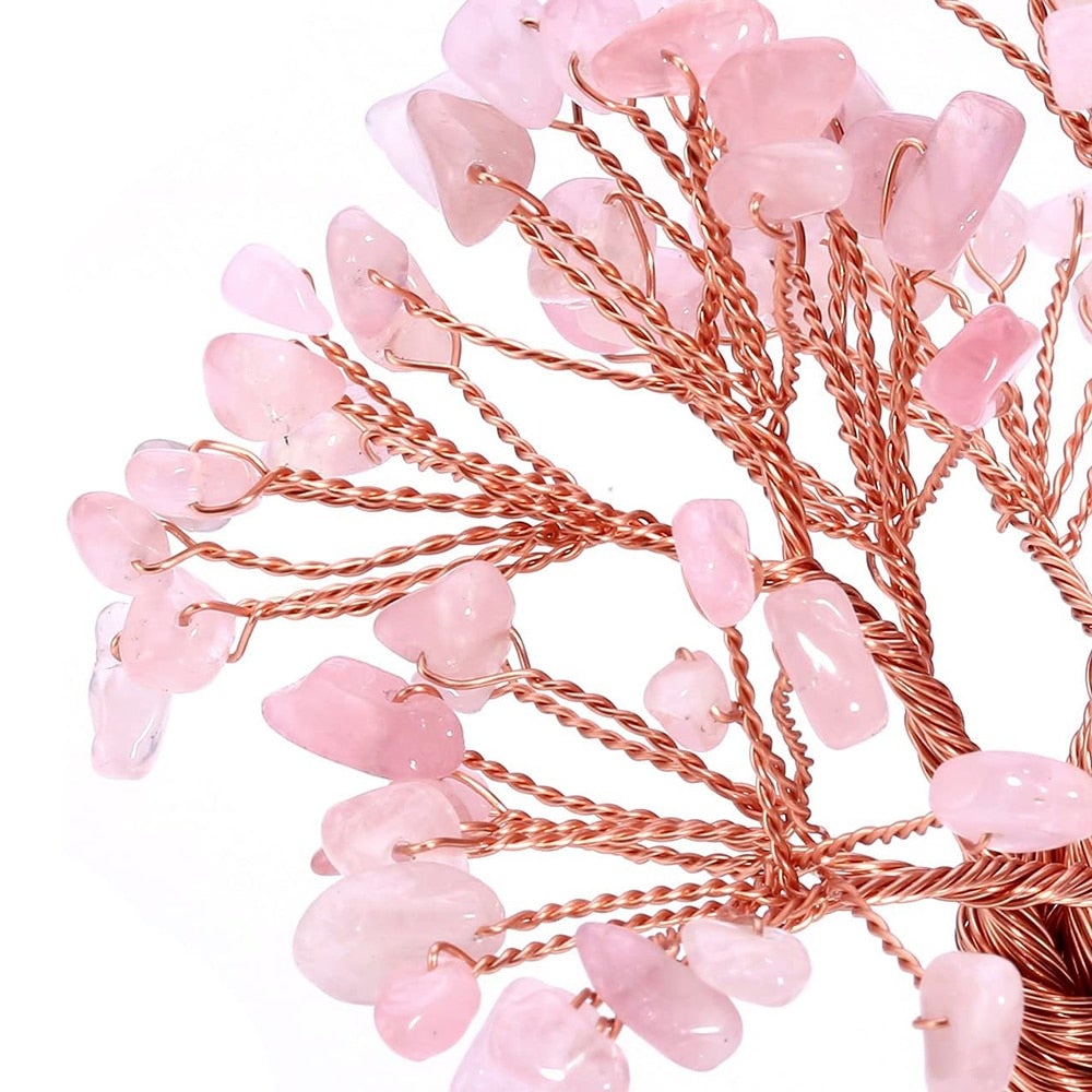 Kristal Ornament Met Symbolische Levensboom En Dagelijkse Spirituele Sfeerdecoratie