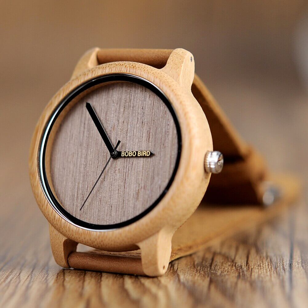 Houten Polshorloge Met Minimalistische Wijzerplaat En Dagelijkse Lichtgewicht Draagcomfort